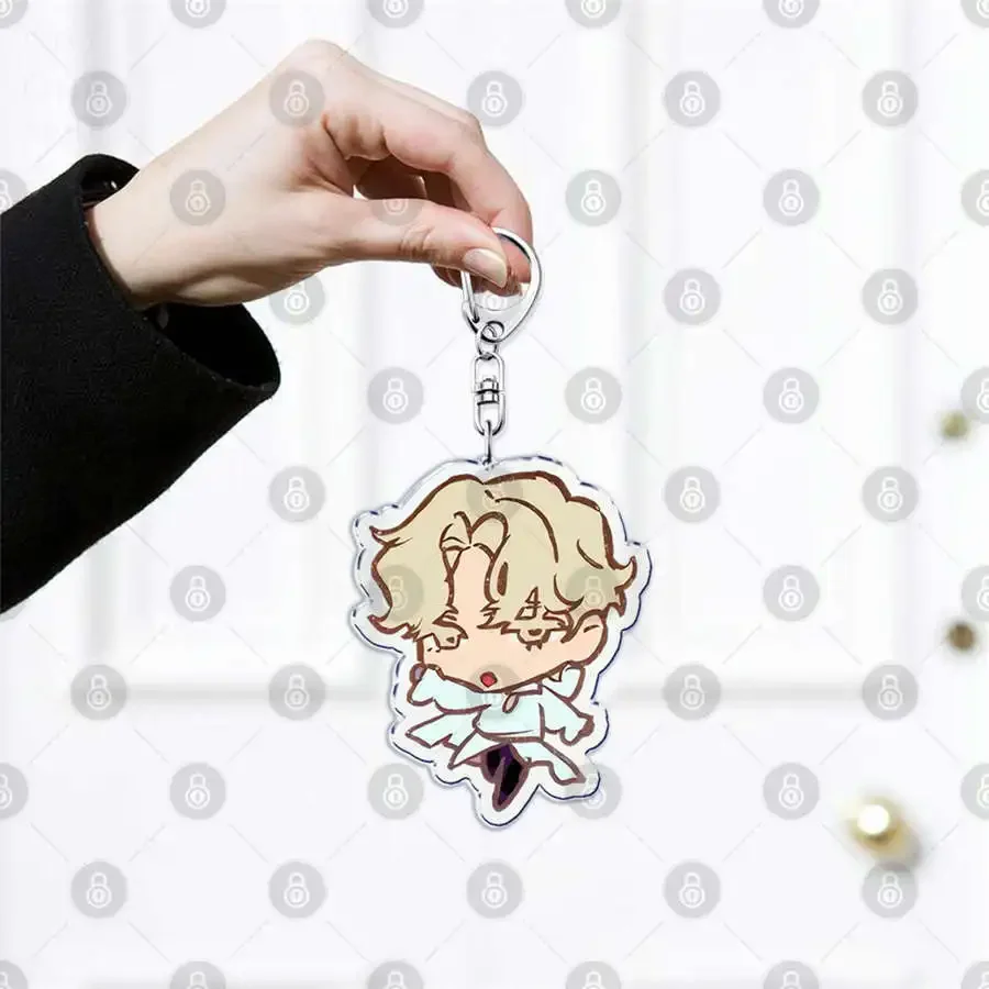 Hot Alien Stage Chibis Anime Keychains Keyring for Accessories Bag Luka Ivan Till Mizi Hyuna Sua Pendant Key Jewelry Fans Gifts