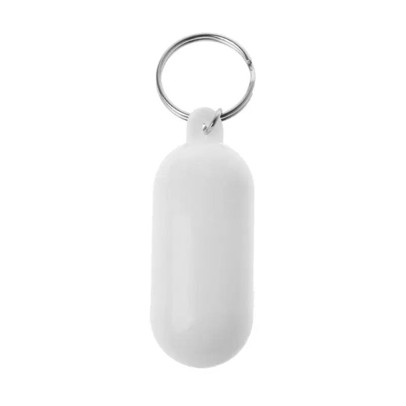 Marine Boat Float Keychain Pill-shape Floating for Key Ring Plastic Bright Color Floating Keychain for Jet Ski