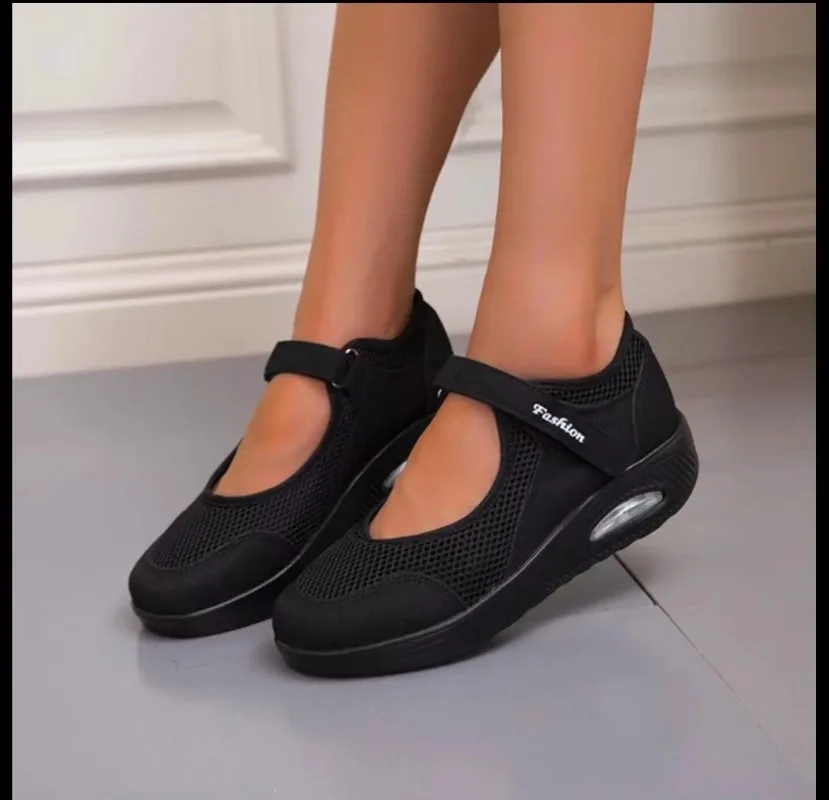 Zapatillas planas suaves para mujer, zapatillas sin tira, zapatillas vulcanizadas para correr,