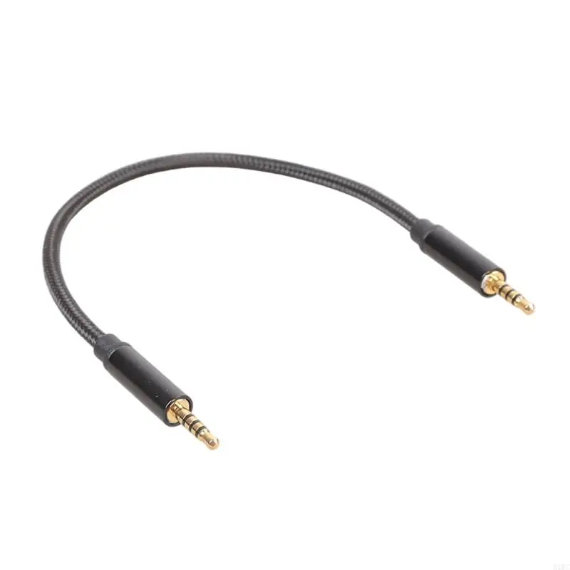 Nylon Braided 2.5mm Male to Male Audios Cord with OFC Cores for Headphones 
