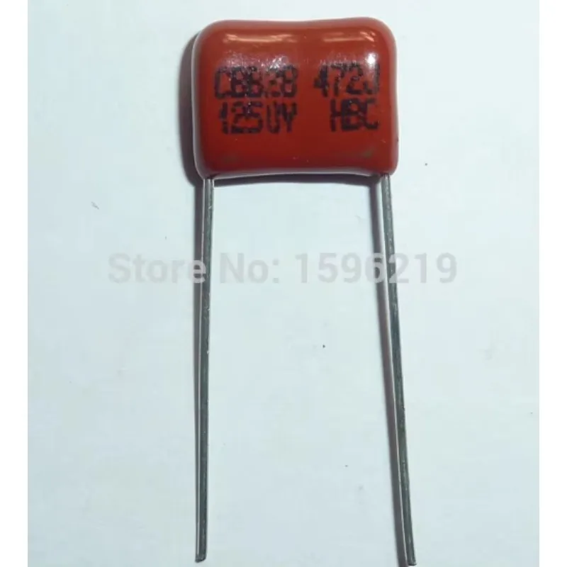 

10Pcs/100Pcs CBB capacitor 472 1250V 472J 1.25KV 4700pF 4.7nF P10 CBB28 Metallized Polypropylene Film Capacitor