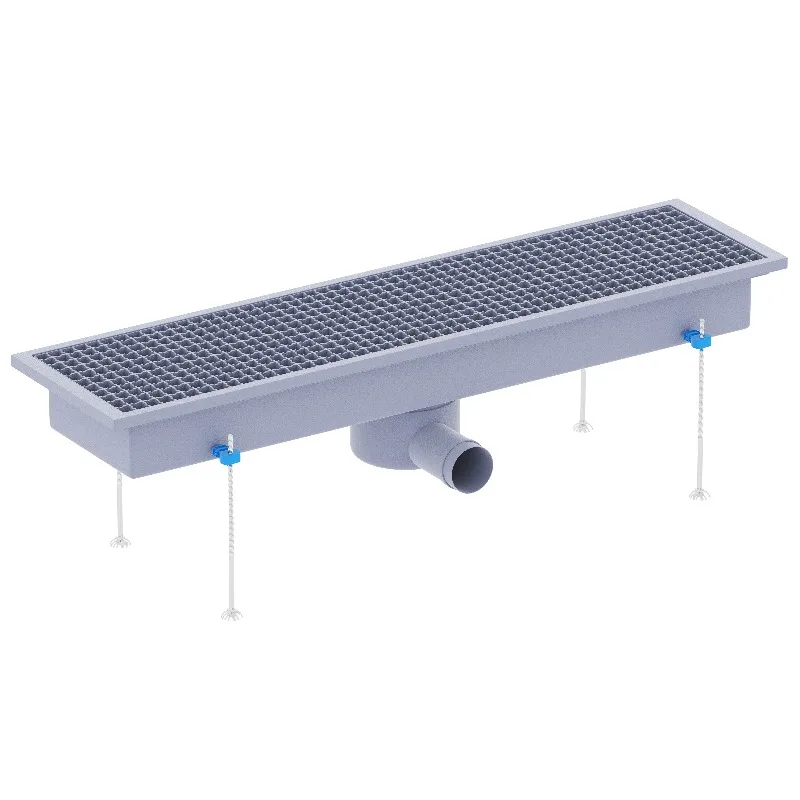 Industrial stainless steel floor drain, kitchen machine drainage channel