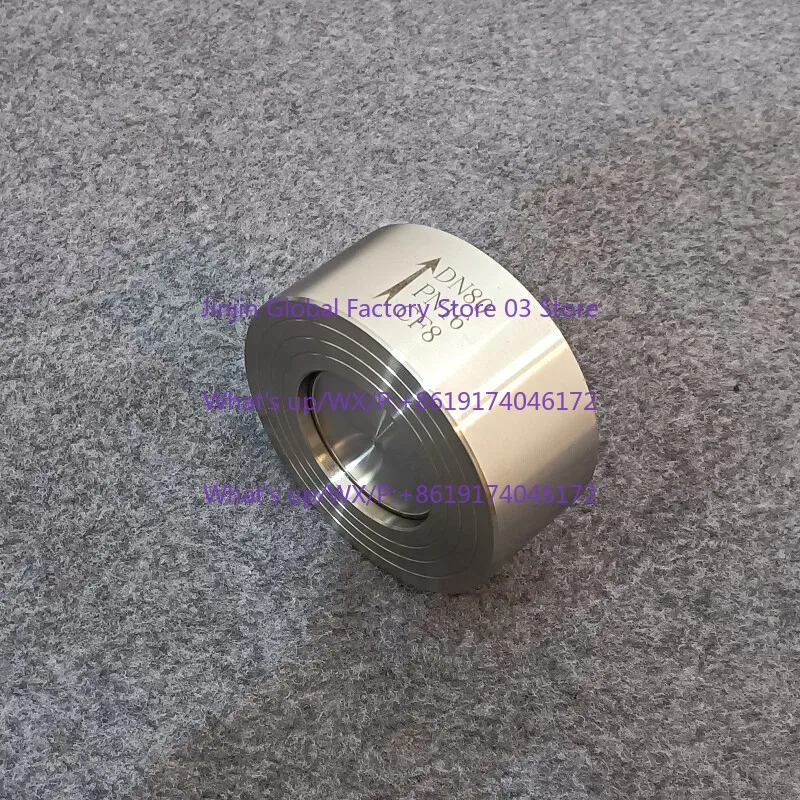

Wafer check valve H-71W PN16304 stainless steel check valve pipeline smooth 304 silicone