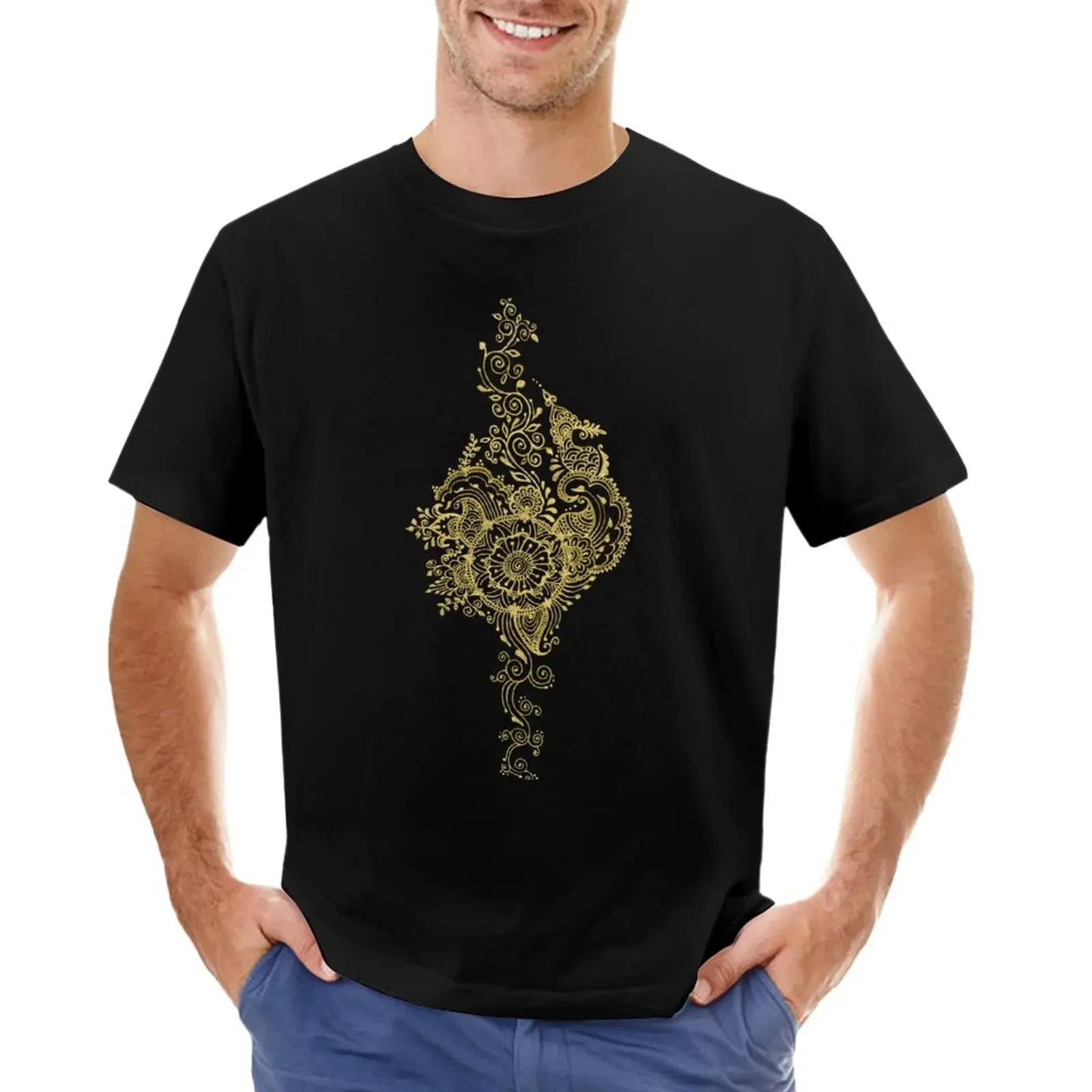 Seashell - Gold T-Shirt summer clothes shirts graphic tees tshirts for men