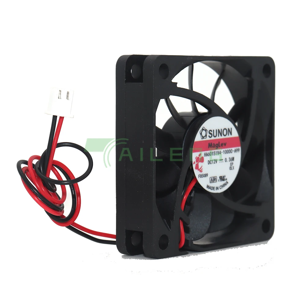 Imagem -04 - Ventilador de Refrigeração Ultra Silencioso Sunon Ha60151v41000c-a99 6015 6cm 60x60x15 mm dc 12v 0.36w Novo