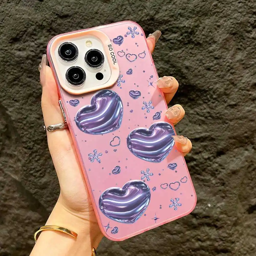 For Infinix Hot 30 4G Hot 30i NFC Hot 40 Pro 40i 30i Hot30 11 10 9 Play NFC Case Soft Silicone IMD Love Heart Phone Case Cover