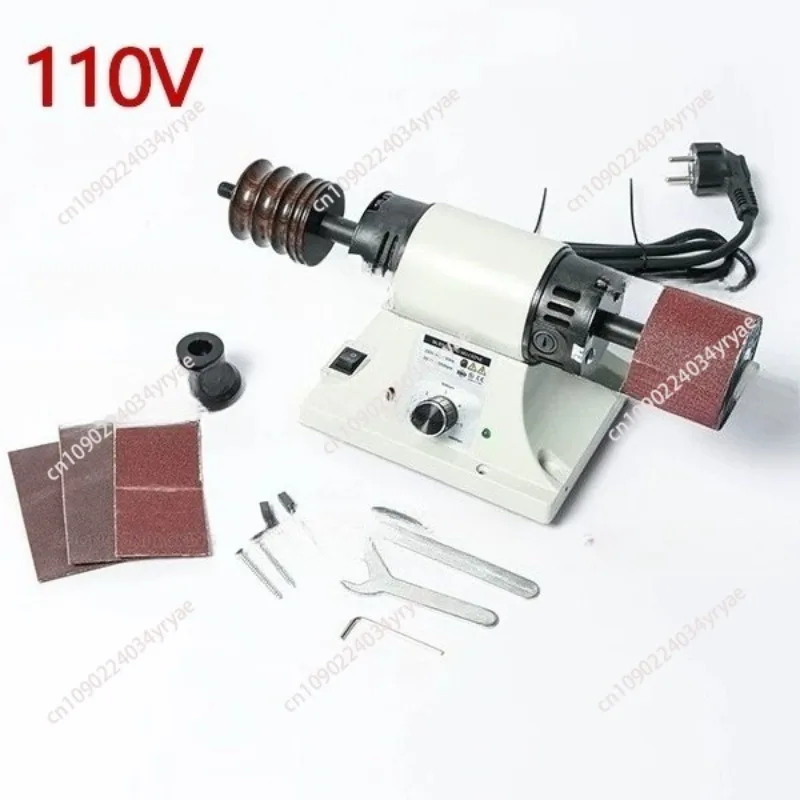 110V/220V Small Electric Leather Polishing Machine DIY Manual Leather Art Edge Grinding Machine For Leather Polishing