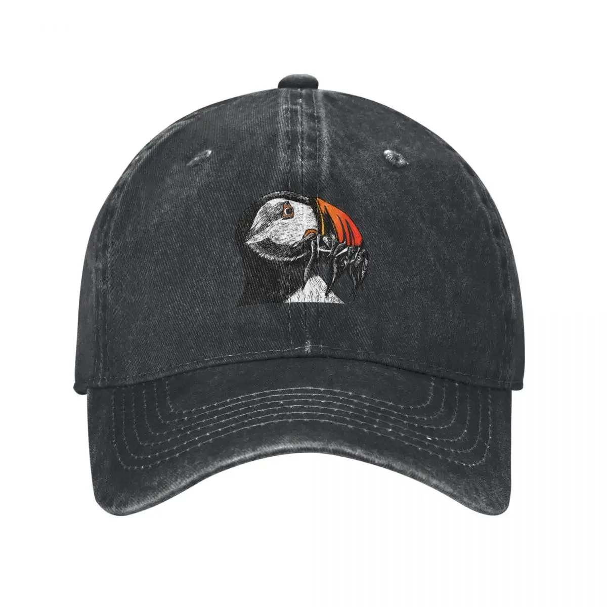 

Puffin head Baseball Cap Fishing cap New In The Hat Military Cap Man Sunhat Caps For Men Women's