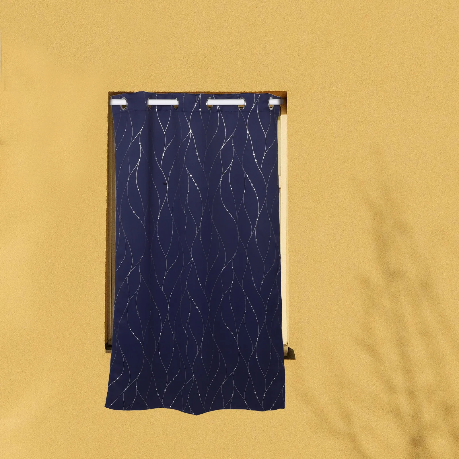 

1pcs Curtain Sheet Short Window Curtains Polyester Blackout Bedroom Living Room Easy Grommet Low Versatile SunBlocking