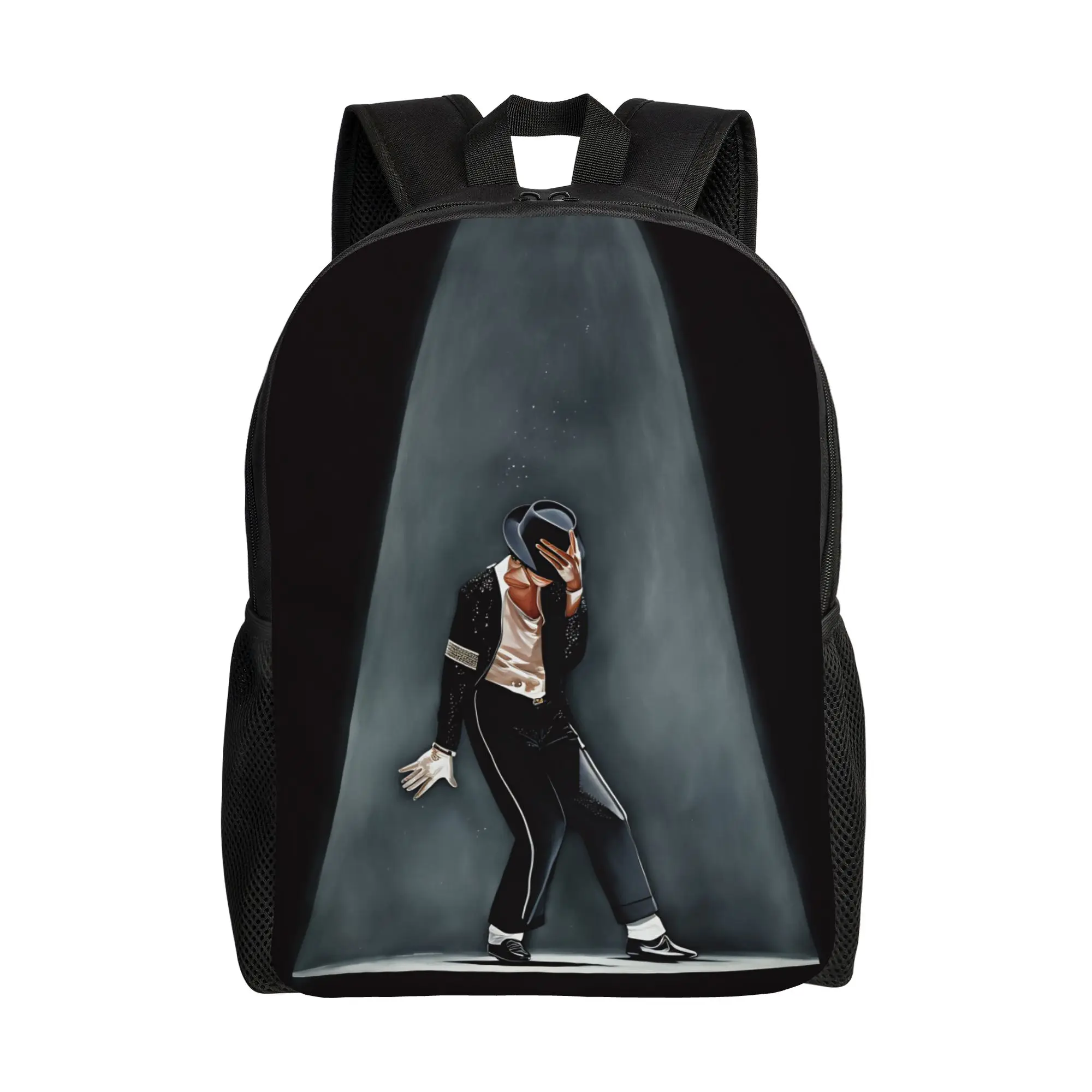 

Michael Jackson Musicians Backpack Hiking Backpacks Youth Kawaii School Bags Custom Large Rucksack
