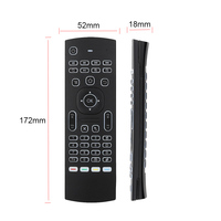 2.4GHz Wireless MX3 Air Mouse Mini Keyboard Voice Backlit Remote Control IR Learning Remote Control for PC Android TV Box