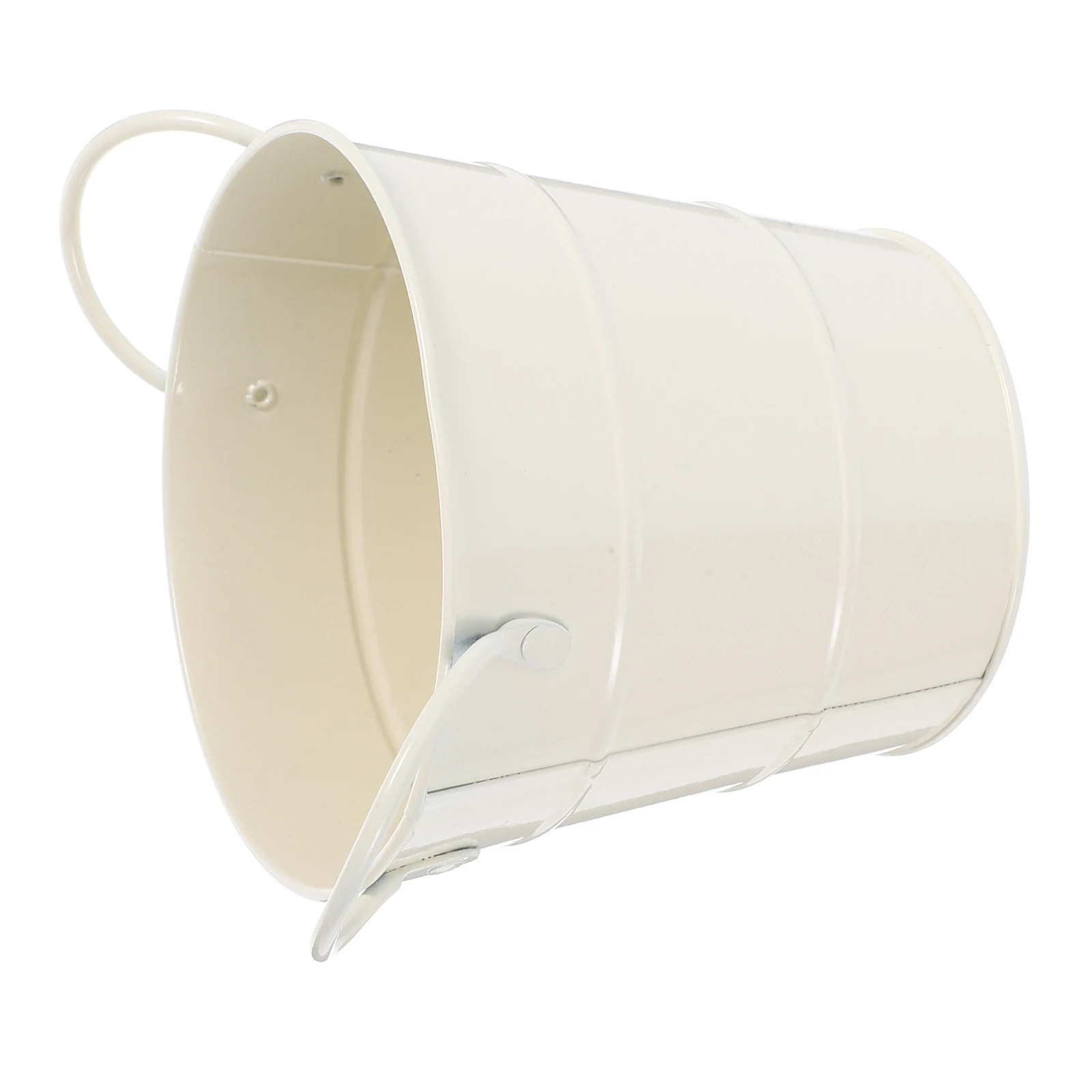 

Desktop Storage Bucket Metal Waste Basket For Office Home School Multipurpose Bin Small Trash Can Countertop Organizer