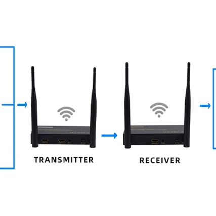 FJGEAR 1080p 100m Wireless Hd Video/audio Transmission Extender Wireless Hd mi Transmitter Receiver Ir remote