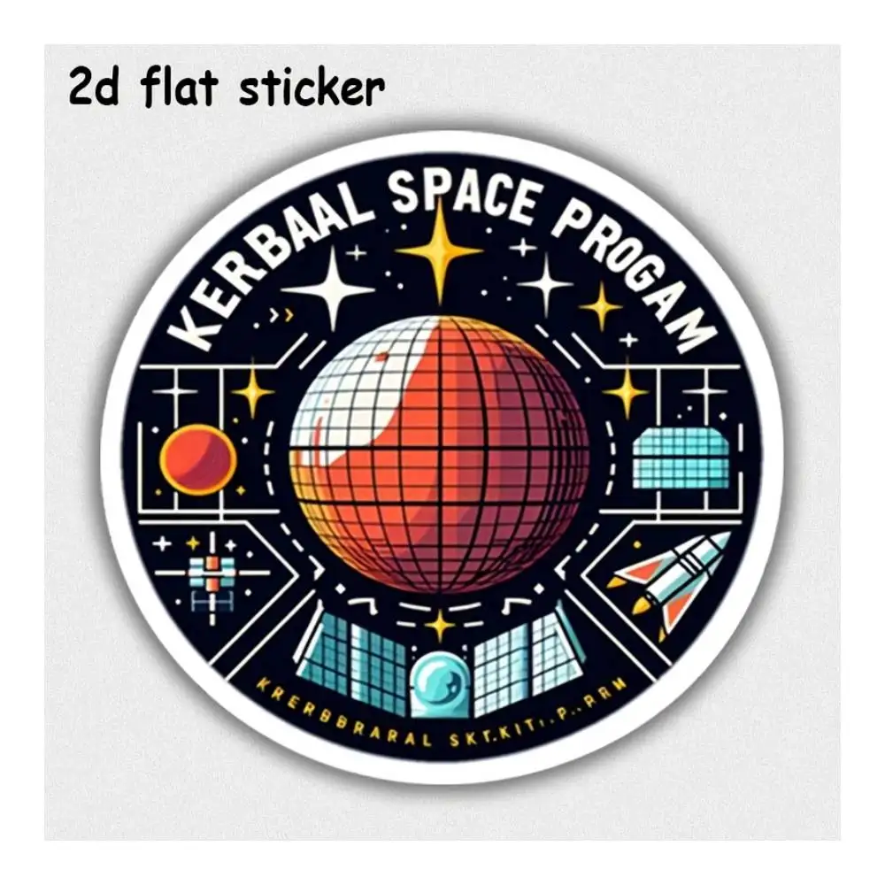 Kerbal Space Program Design Decal For Laptops, Cars, Motorcycles, Water Bottles & Smooth Surfaces