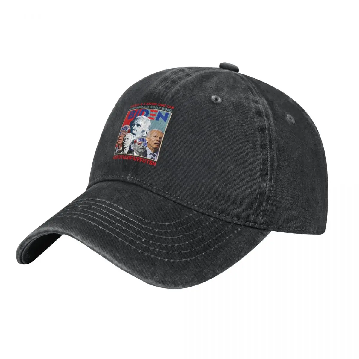 Pure Color Dad Hats America Nation Defined In A Single Word Humor Women's Hat Sun Visor Baseball Caps Joe Biden Peaked Cap