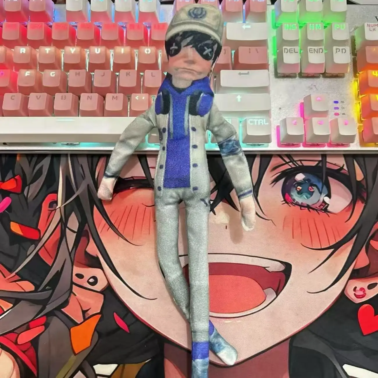 Figura de Anime Suave y Flexible con Armazón de Alambre, Figura de Dibujos Animados Posable, Regalos Decorativos