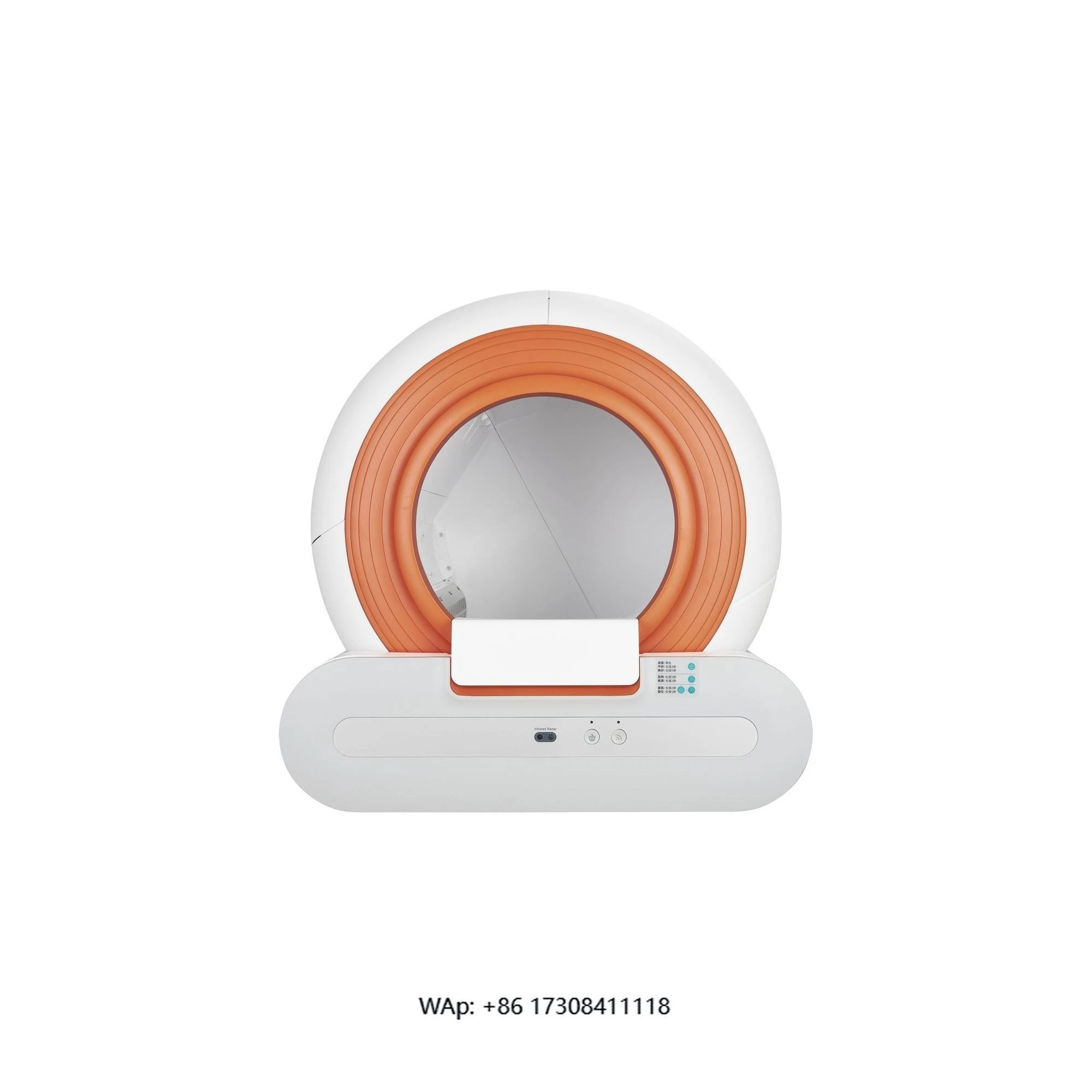 Smart self-cleaning cat box with newly designed modern cat and accessories