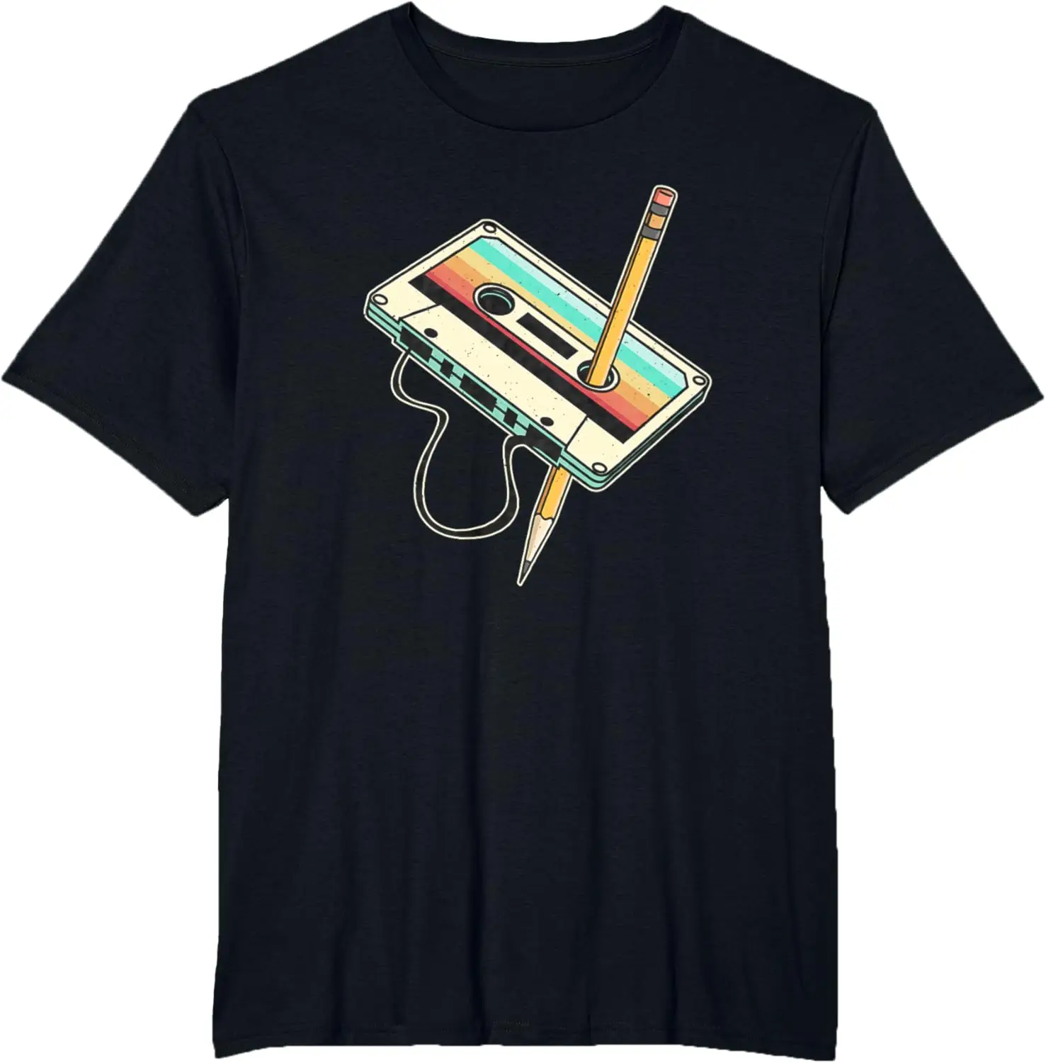 

Cassette Festival Graphic Printing Summer Luxury Brand Cotton Men's and Women's T-Shirts Short Sleeves Street Fashion