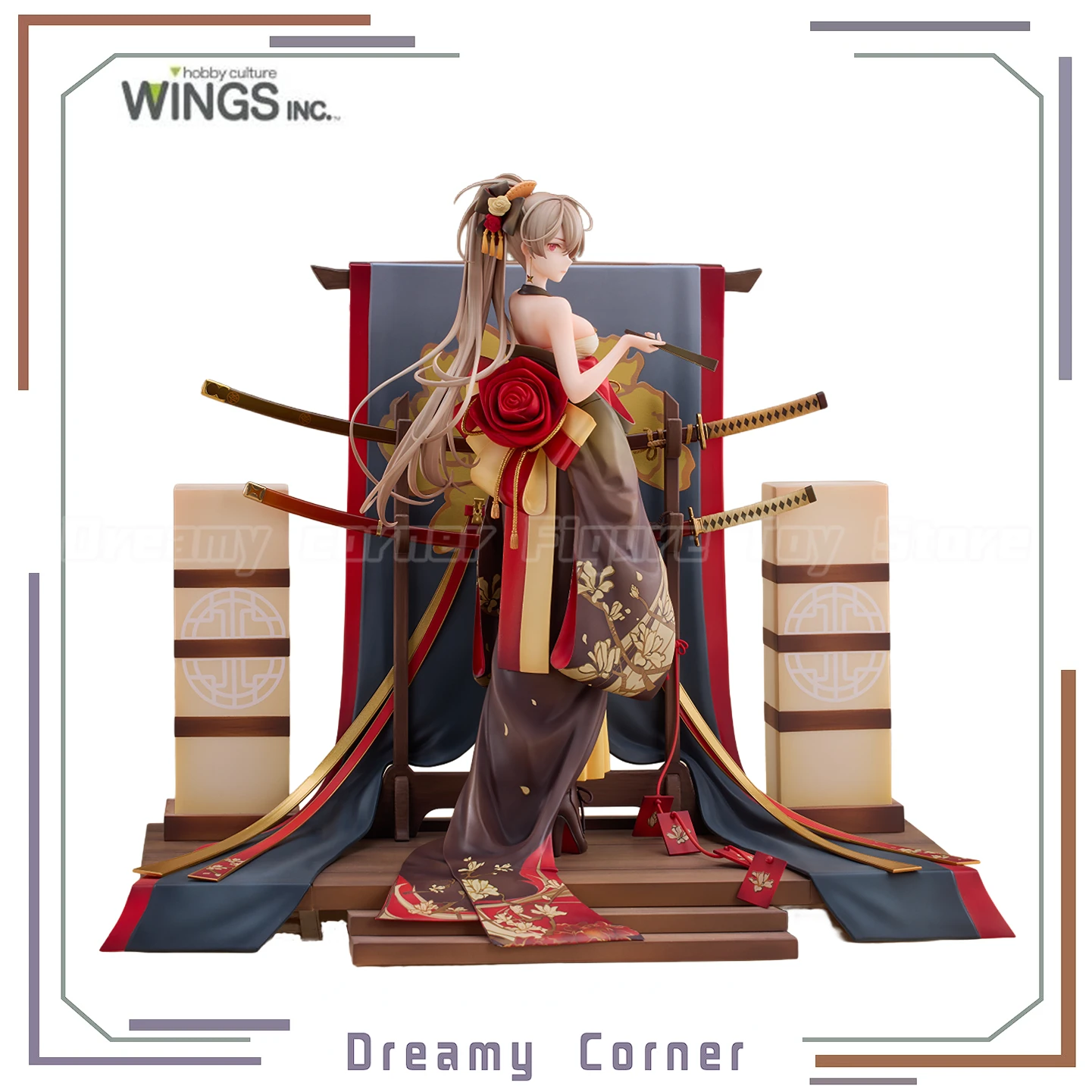 

【In Stock】Original WINGS INC Azur Lane Jean Bart‌ New Year Premiere Neige Ver 1/7 Scale Figure Model Ornament Toy