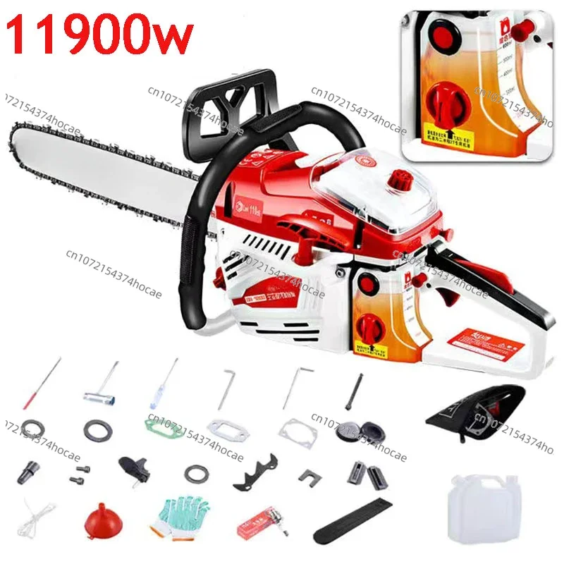 Chainsaw 11900KW 88CC Gasoline Saw High Power Chainsaw Ice Cutting Saw Alborst Household Shredder