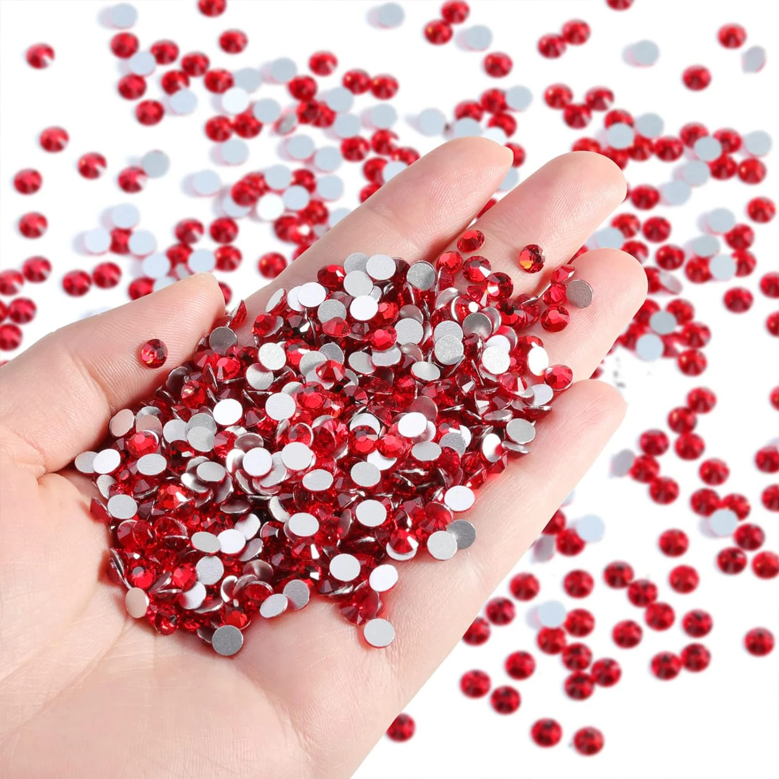 1440PCS large red flat bottome - Nail Art Red review and price