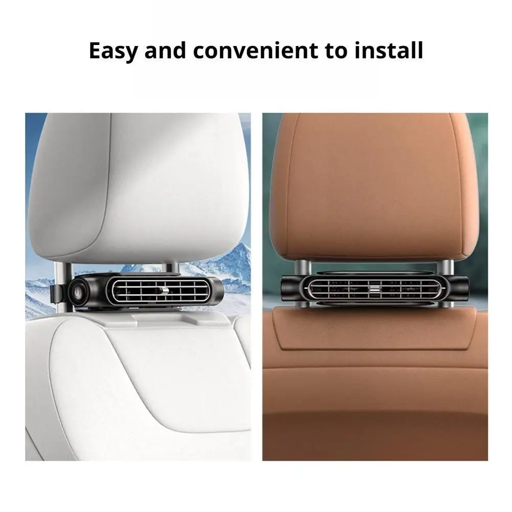 Car Seat Cooling Fan, Fast Cooling Backrest Fan For Auto Back Seat, Easy Installation & Removal Car Fan Car Accessories