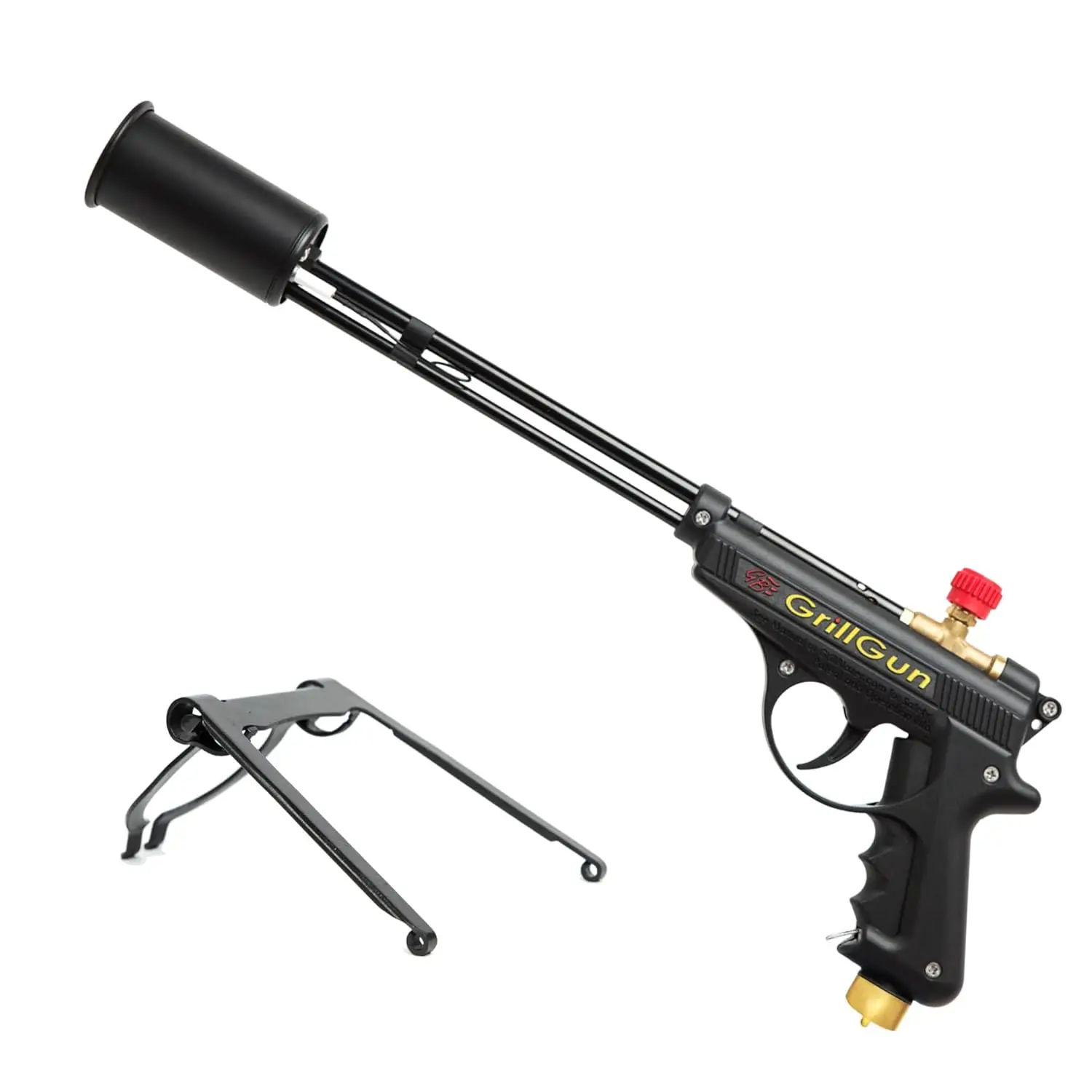 

GrillGun Handheld Propane Charcoal Torch – 400,000+ BTU Flame Torch for Instant Charcoal Ignition, Outdoor Cooking, Fir