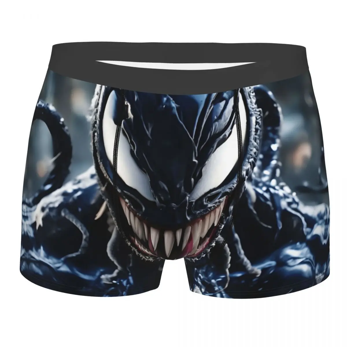 

Пользовательские боксеры Marvel Superhero Venom, мужские трусы из комиксов, нижнее белье, модные трусы