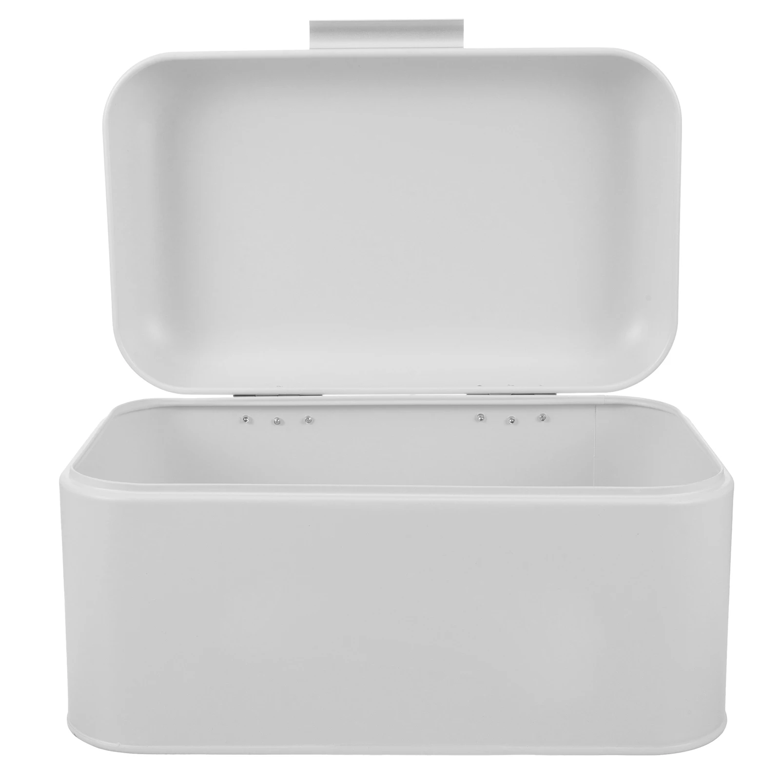 

Metal Bread Storage Box Carbon Steel Dustproof Kitchen Organizer Bread Bin For Countertop Household Food Container