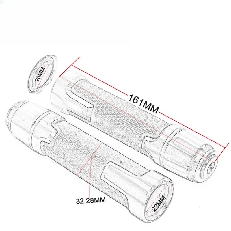 New R1150R LOGO For BMW R1150 R R 1150 R NEW Motorcycle 7/8'' 22mm Knobs Anti-Skid Scooter Handle Ends Grips Bar Hand Handlebar