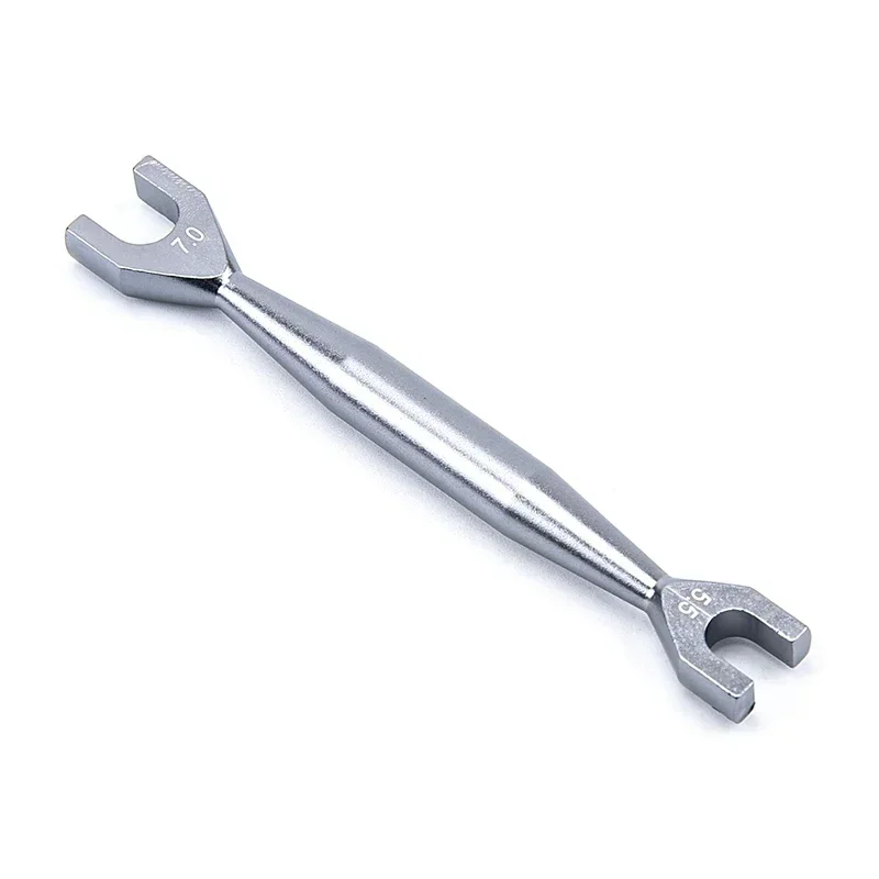 Blue / Titanium 4mm Aluminium Turnbuckle Turner Wrench 4.1mm Header Gap 3.0-4.0 / 4.5-5.0 / 5.5-7.0 for RC Car