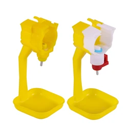 10 Set Hanging Automatic drinking cup Chicken coop Waterer bowls with DN25 Bayonet nipple drinker Poultry supplies