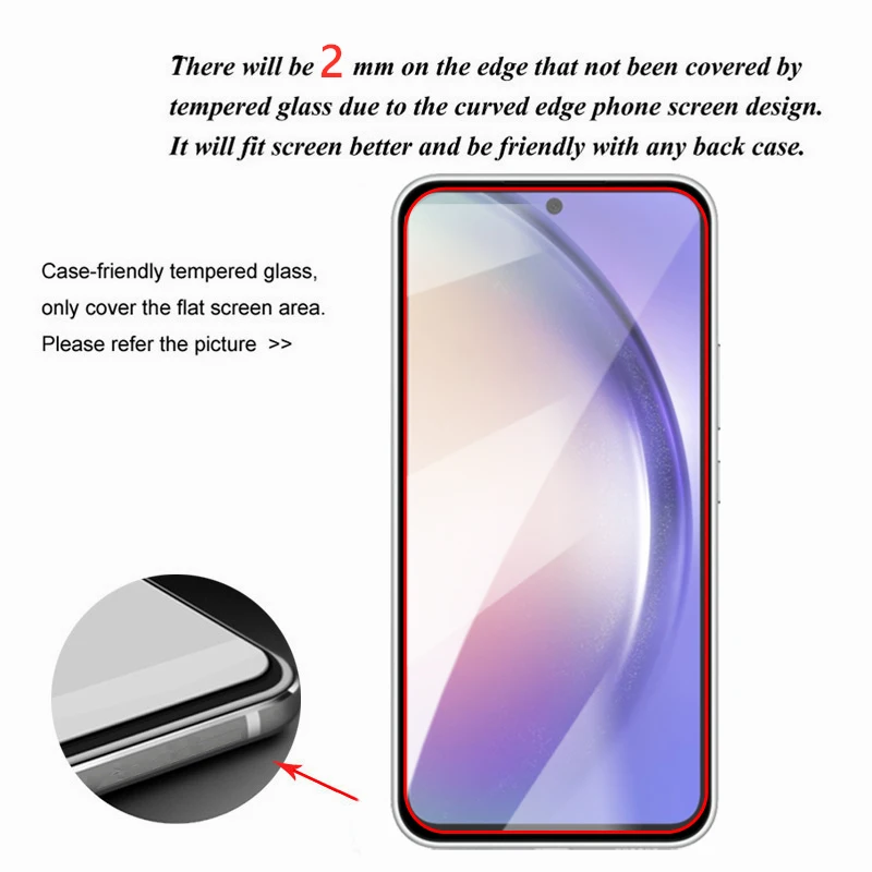 Full Glue Glass For Poco X6 5G Tempered Glass For Xiaomi Poco X6 Screen Protector HD Protective Phone Film Poco X6 inch 6.67\