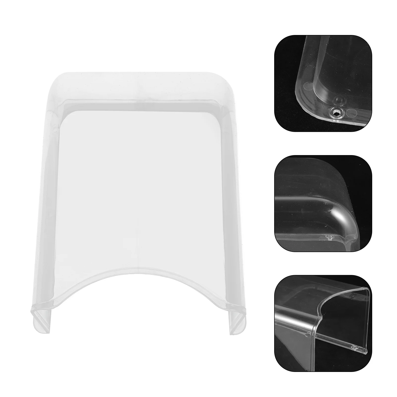 Switch Case Waterproof Doorbell Cover Water-resistant Button Rainproof Outdoor Home Transparent for