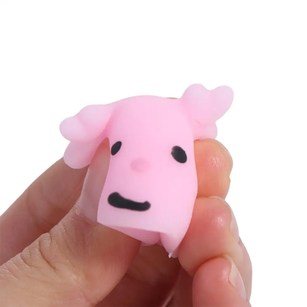 Engraçado macio natal brinquedos fidget estiramento espremendo estilo aleatório mão espremer brinquedo dos desenhos animados lento rebote jogo de natal adulto