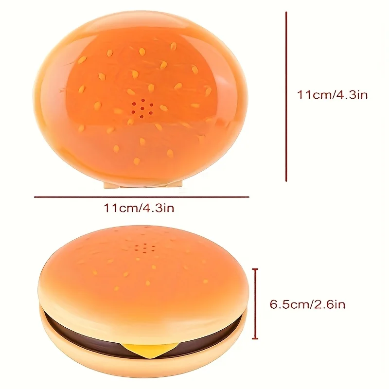 Creative Cartoon Hamburger Landline Phone - Real Working Telephone Gift & Decor for Home, Office, Promotions, Business Giveaways