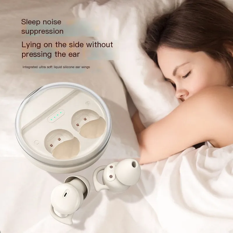 

Mini Invisible Bluetooth Sleeping Earbuds TWS Wireless Headphones Gaming Music Headset With Mic HiFi Stereo Earphones