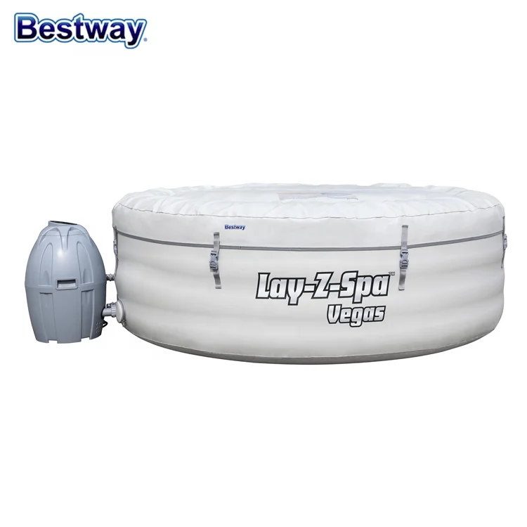 Round environmental protection inflatable folding portable spa inflatable hot tub spa