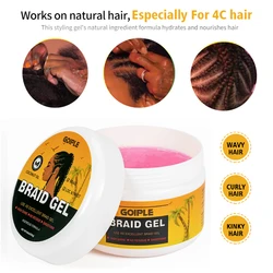 Hair Wax Cream Edge Control Smooth Hold Styling Braiding Gel Tames Frizz Edges Hair Gel Loc Twist Gel Braid Gel