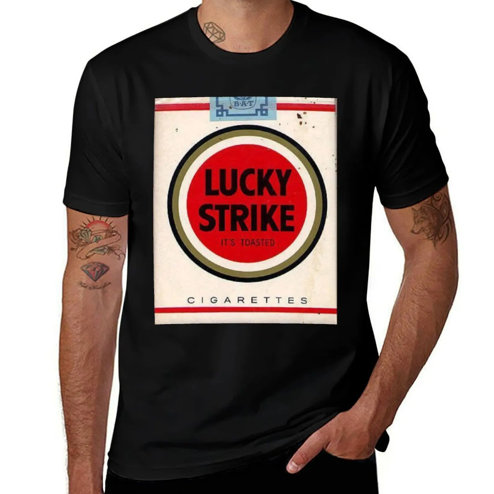 

BEST SELLER Lucky Strike Merchandise T-Shirt t shirts for man pack white T-Shirt