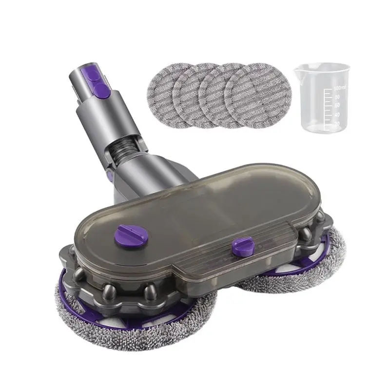AT28-Dual-Use Electric Mop Head For Dyson V15 V11 V10 V8 V7 Wet And Dry Vacuum Cleaner Parts Including Removable Water Tank