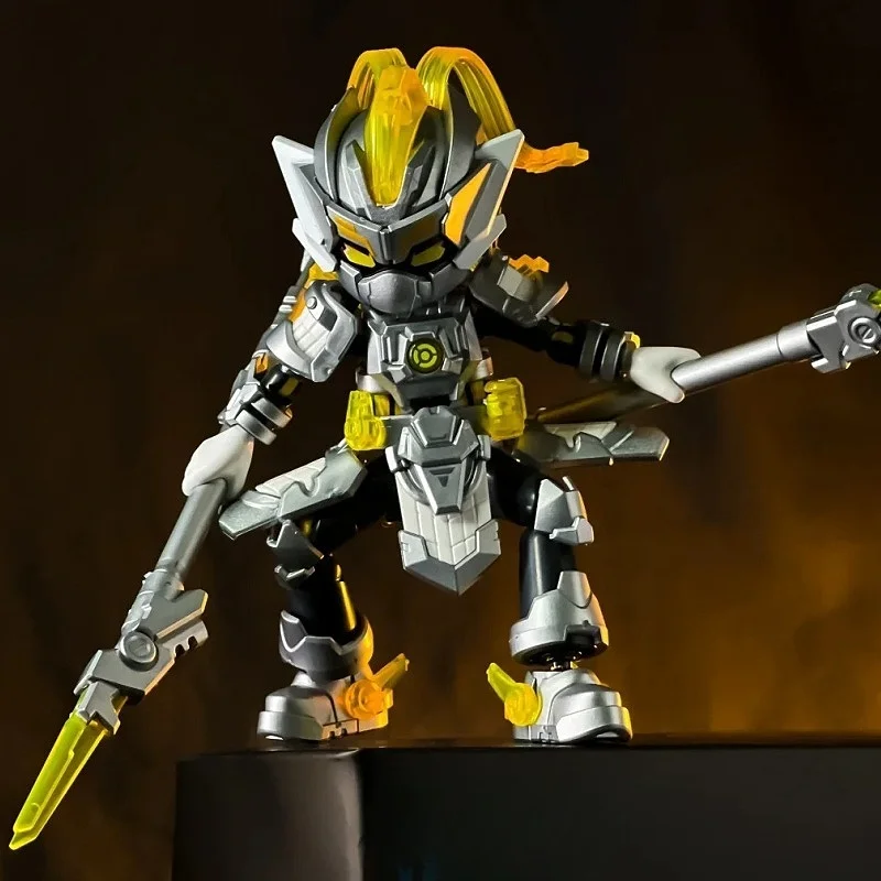 Novo em estoque blokees herói ilimitado zhuge liang guan yu ma chao edição clássica tang sanzang sha wu caixa cega brinquedos presentes do feriado