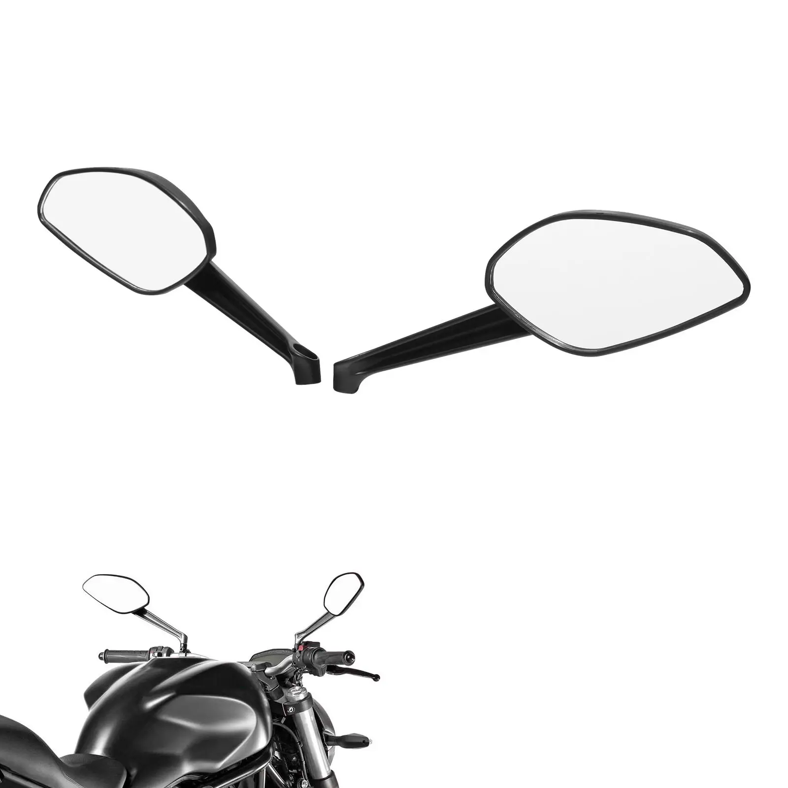 Motorcycle Left Right Rear View Mirror For Ducati Monster 821 Dark 1200 S Carbon Diavel 2014 2015