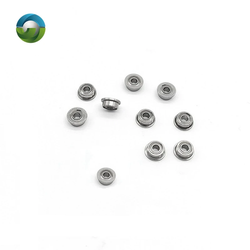 F682 ZZ Bearing 10PCS 2*5*2.3 mm Flanged Deep Groove Ball Bearings F682ZZ F 682 Z ZZ