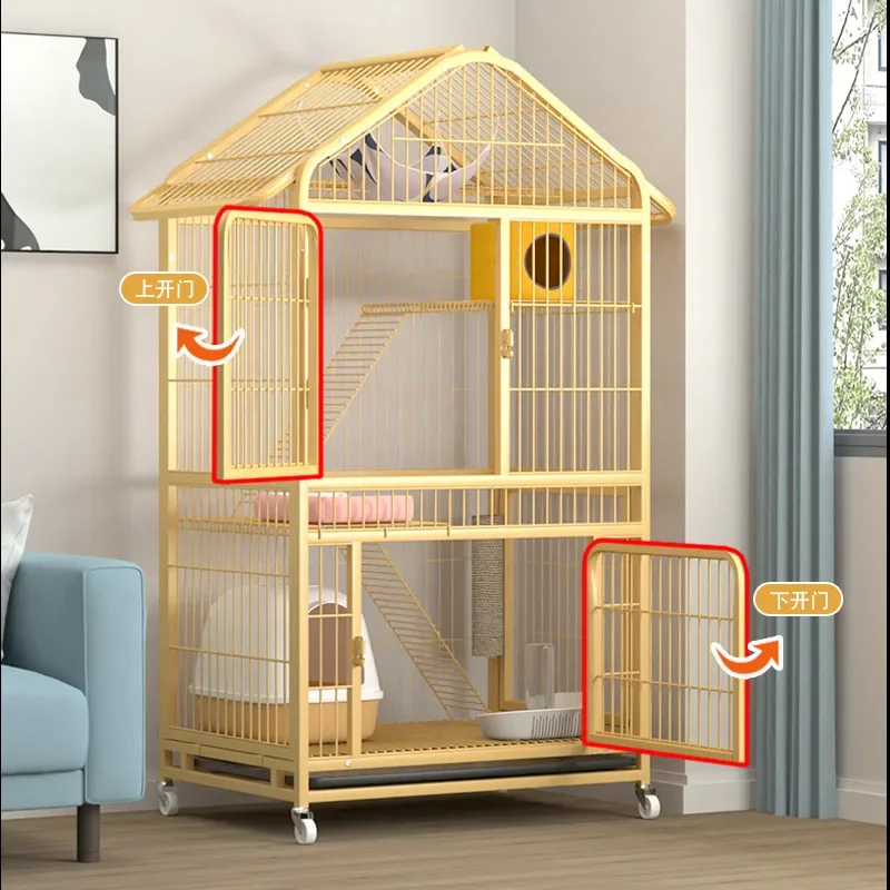 

Cat Villa Cat House Integrated Super Large Free Space