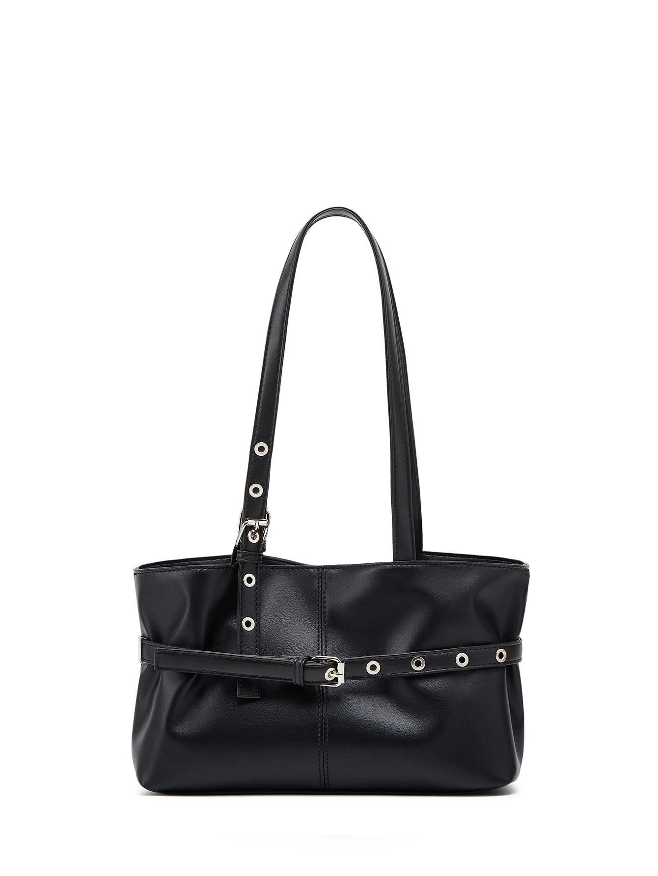 

Новая нишевая модная женская модная однотонная универсальная сумка через плечо большой вместимости