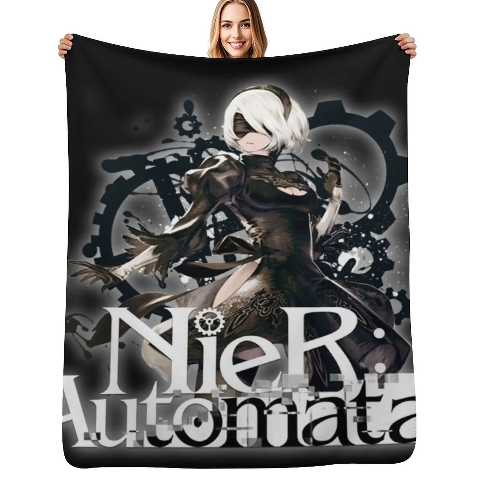 Copy of Meringisan Gaweane Throw Blanket Moving Single Quilt halloween Warm wednesday Blankets