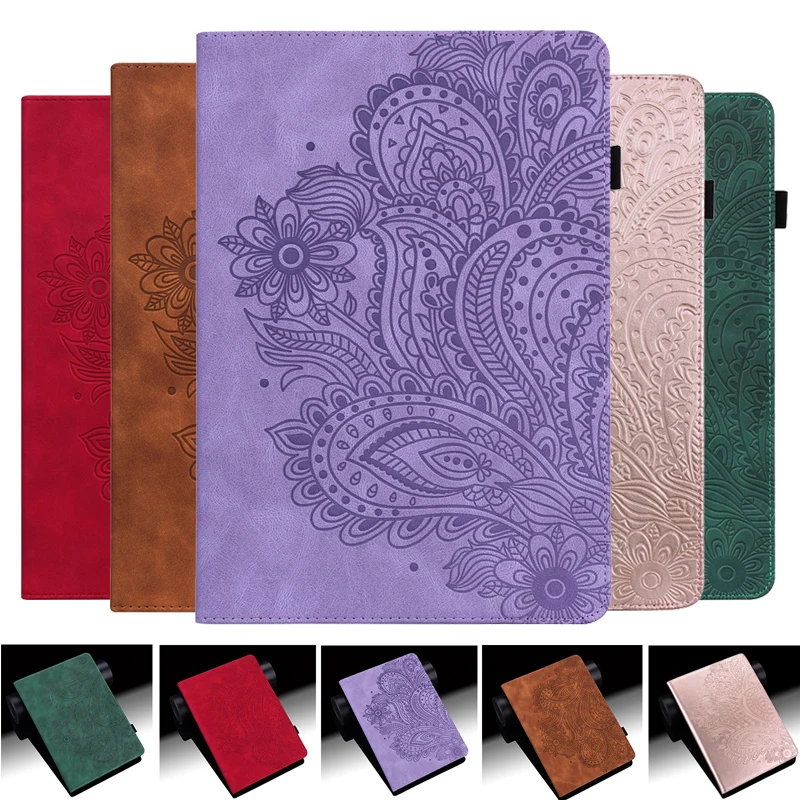 Funda For Kindle Paperwhite 2021 Case 11th Generation Embossing Leather Stand Smart Cover For Etui Kindle Paperwhite 5 2021 Case