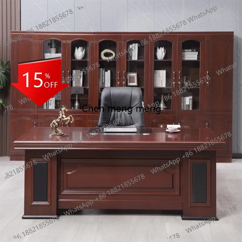 

A139 Space Saving Organizers Office Desk Study Wooden Modern Computer Standing Office Desk Cheap Meuble Bureau Lounge Suite Furn