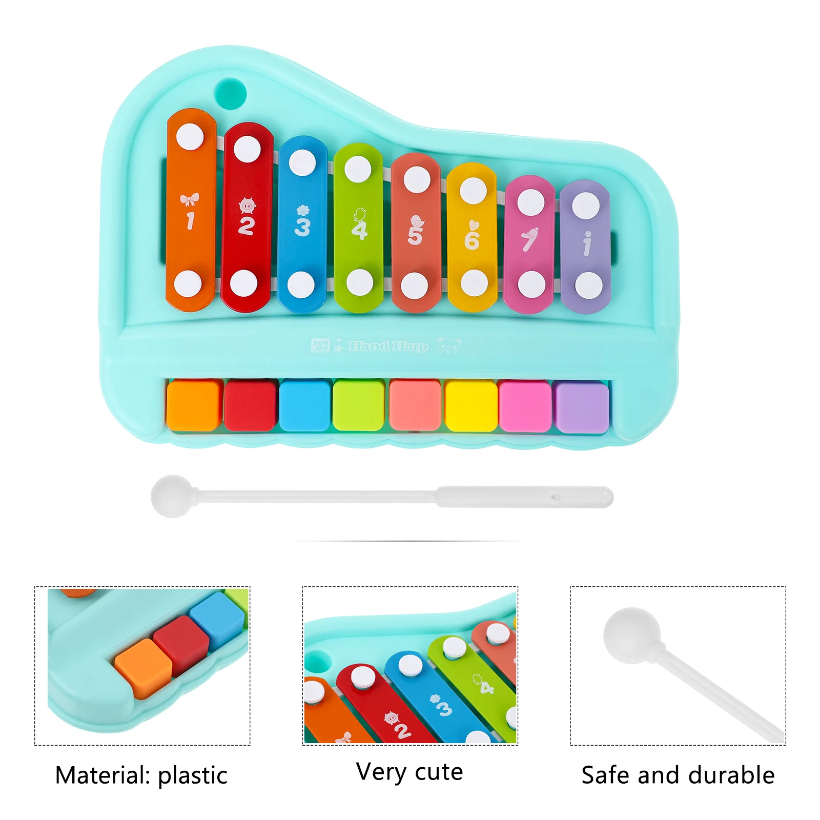 Hand Percussion Infant Music Instrument Kids Xylophone Toy Musical Childrens Toddler Toys Early Education Toddles 2 1